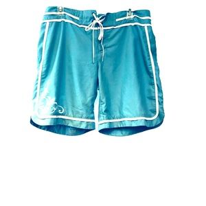 Athleta light blue board shorts women’s size 10